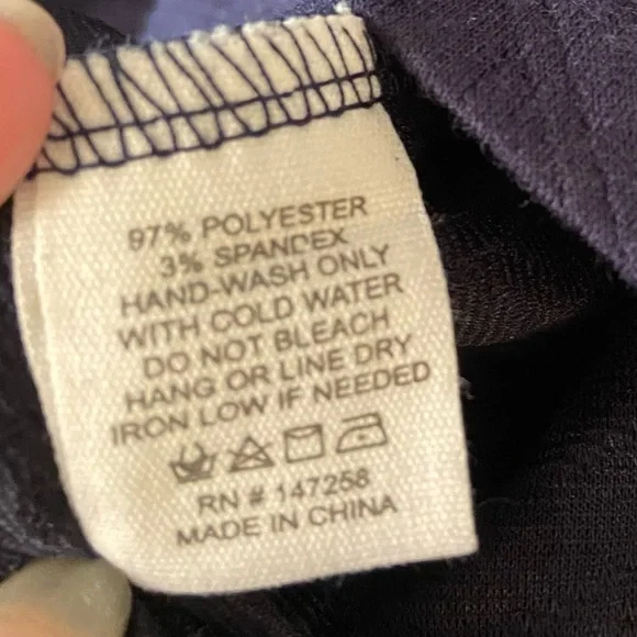 Simply Southern Winter Jewelled Quilted Top New with Tags Blue - Picture 4 of 6